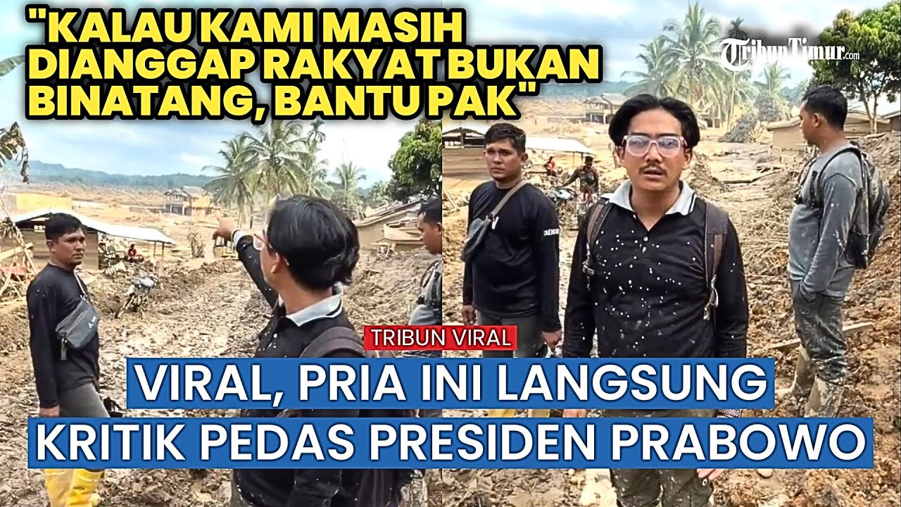Pria di Aceh Curhat dari Lokasi Bencana, Keluhkan Bantuan Pemerintah yang Dinilai Tak Merata