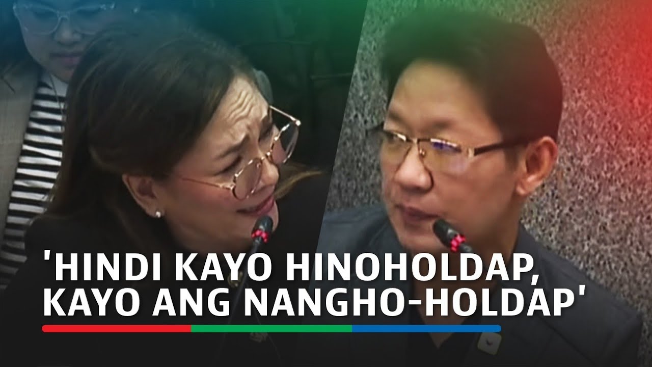 Hontiveros kay Discaya: 'Hindi kayo hinoholdap, kayo ang nangholdap ng taumbayan' | ABS-CBN News