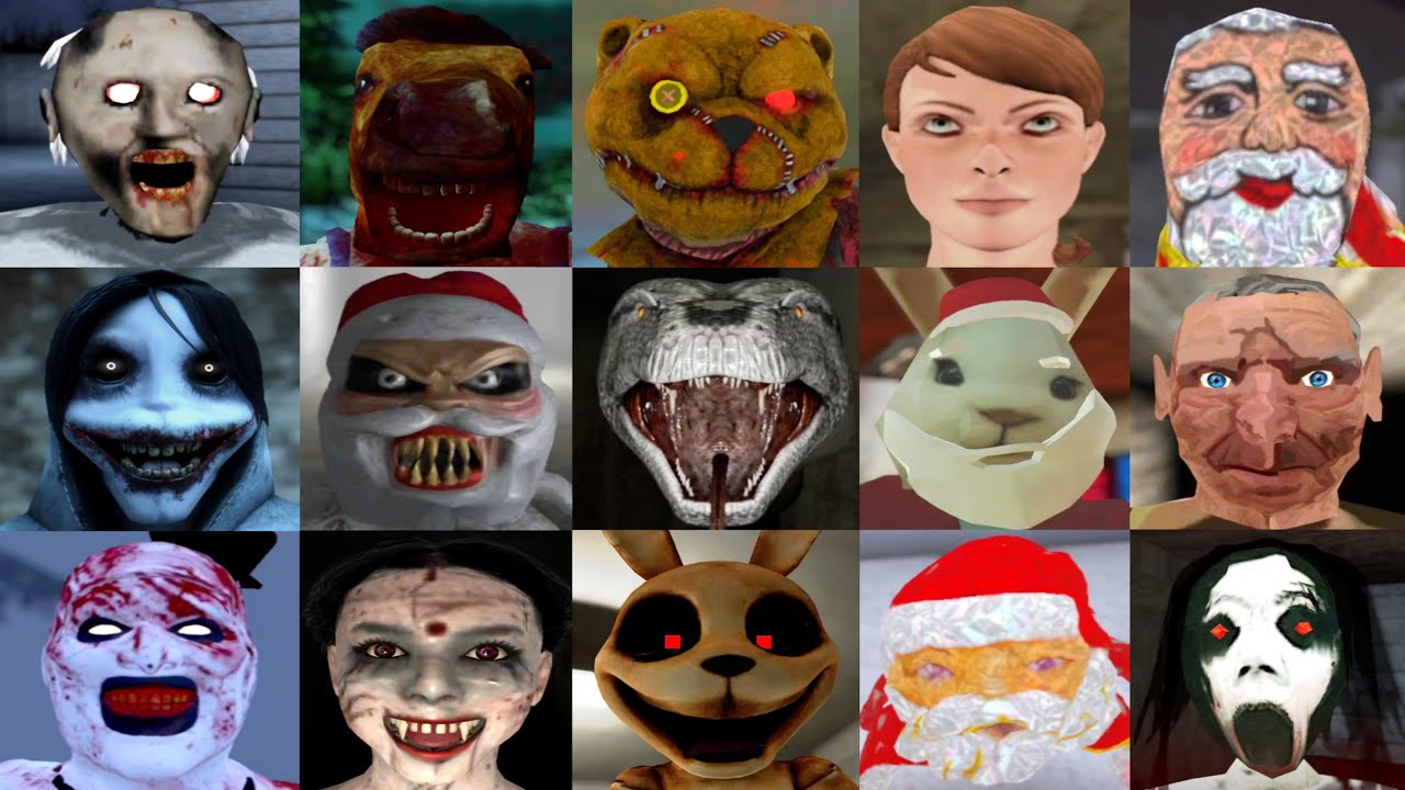 Caght Battle #5 | Granny 4 vs Anaconda Horror Game vs Psychological Hall vs GooGoo Gaga & More