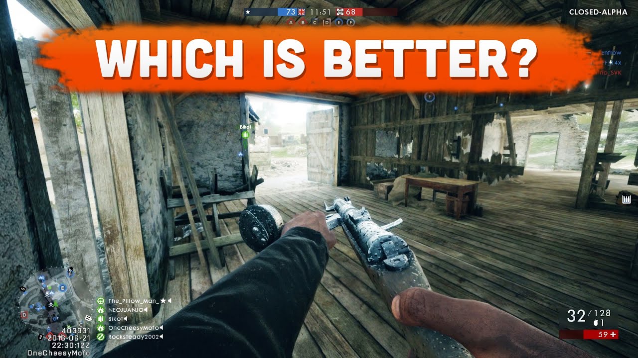 WHICH IS BETTER? - Battlefield 1 (Alpha Gameplay)