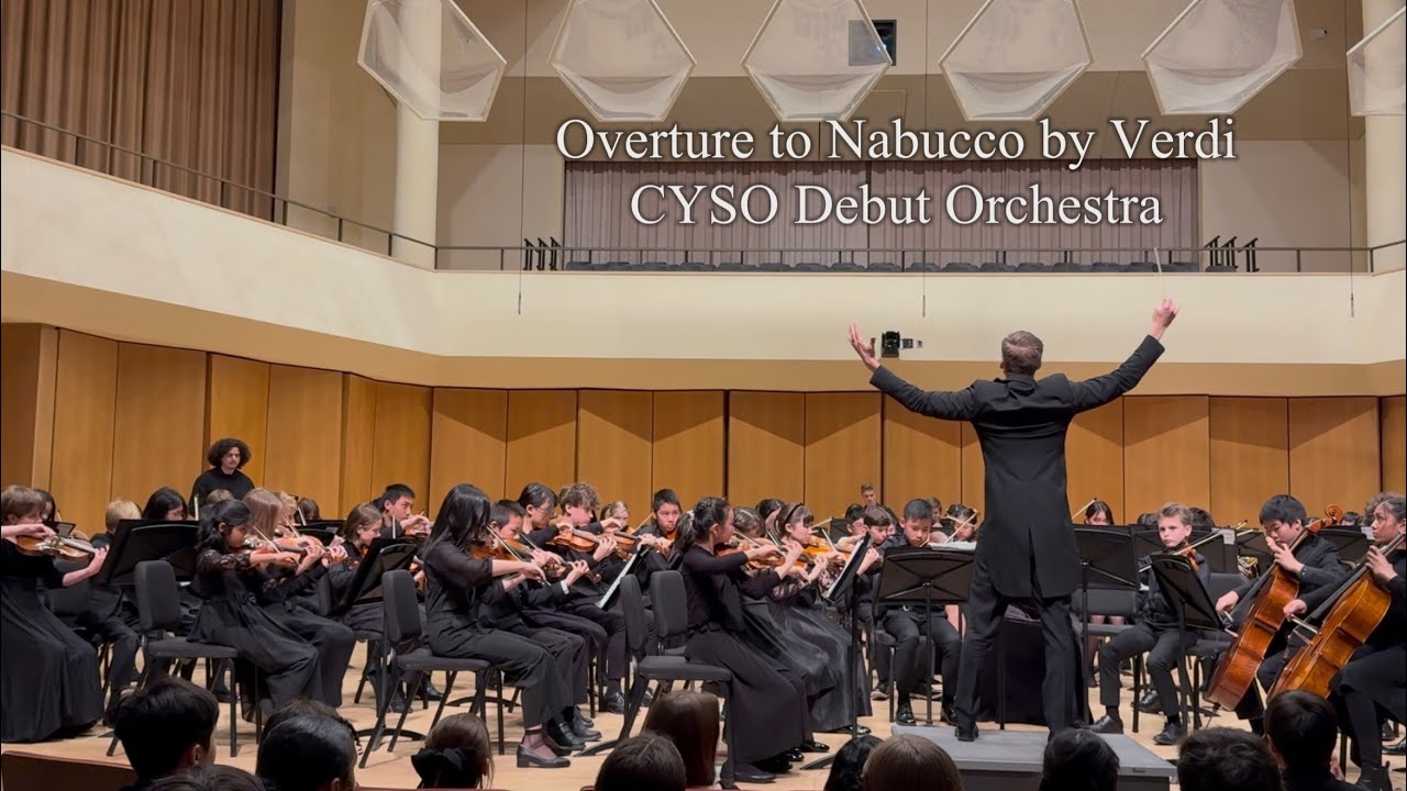 Overture to Nabucco by Giuseppe Verdi- Chicago Youth Symphony Orchestra (Debut Orchestra)