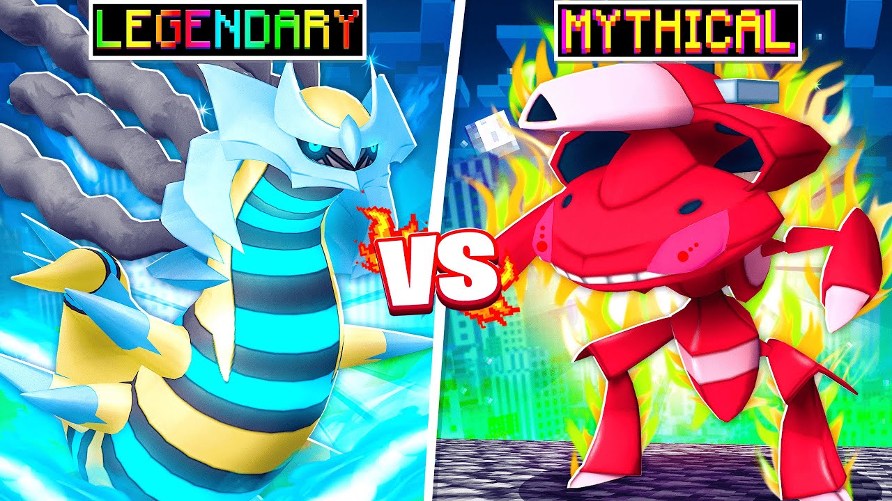SHINY LEGENDARY Vs SHINY MYTHICAL POKEMON in Minecraft PIXELMON!