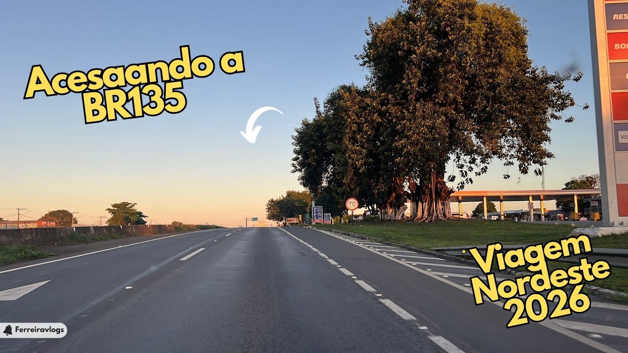 ACESSANDO A BR 135, MELHOR RODOVIA DA VIAGEM!!!!