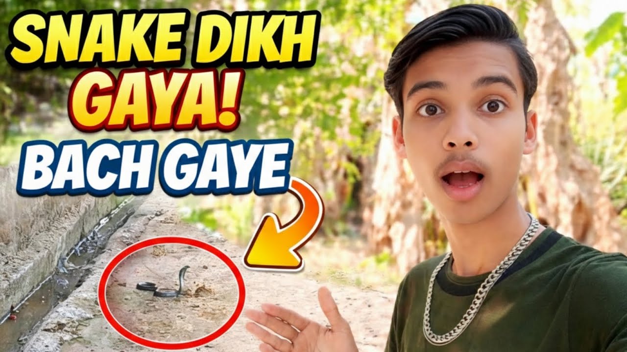 Snake Dikh Gaya 😱 Bach Gaye Warna… | Gaav Vlog