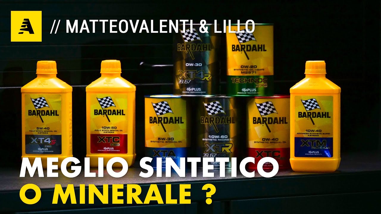 L'olio SINTETICO &egrave; sempre meglio dell'olio MINERALE? Tutorial LUBRIFICANTI