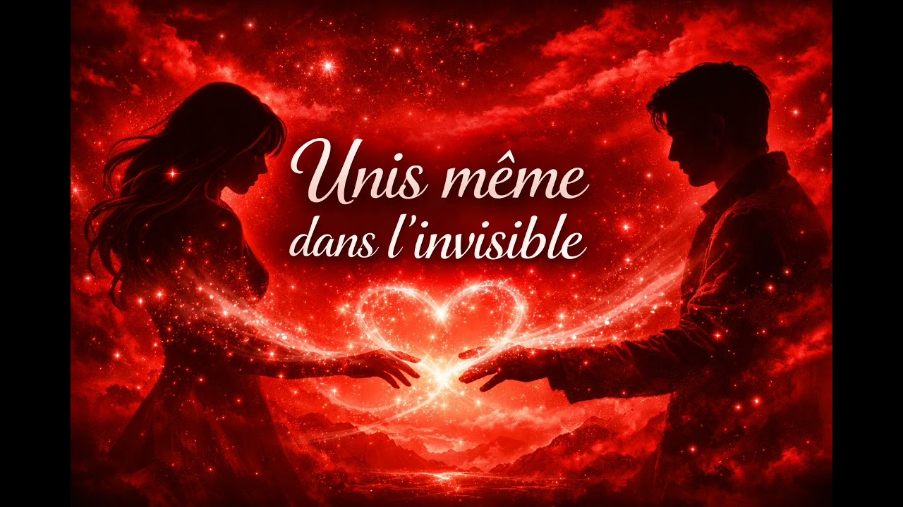 Unis même dans l'invisible❤️(Paroles 🎤, chanson d'amour, Musique romantique française ❤️🎧)