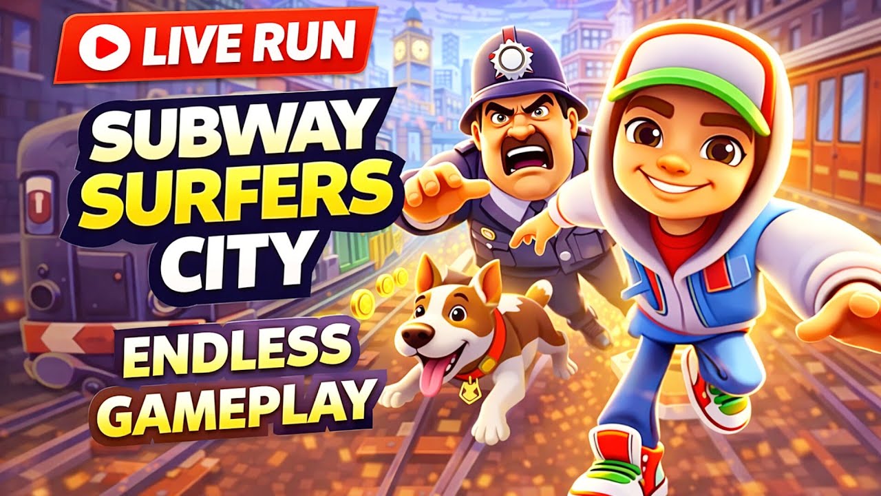 🔴 LIVE Subway Surfers City Gameplay Wakthrough