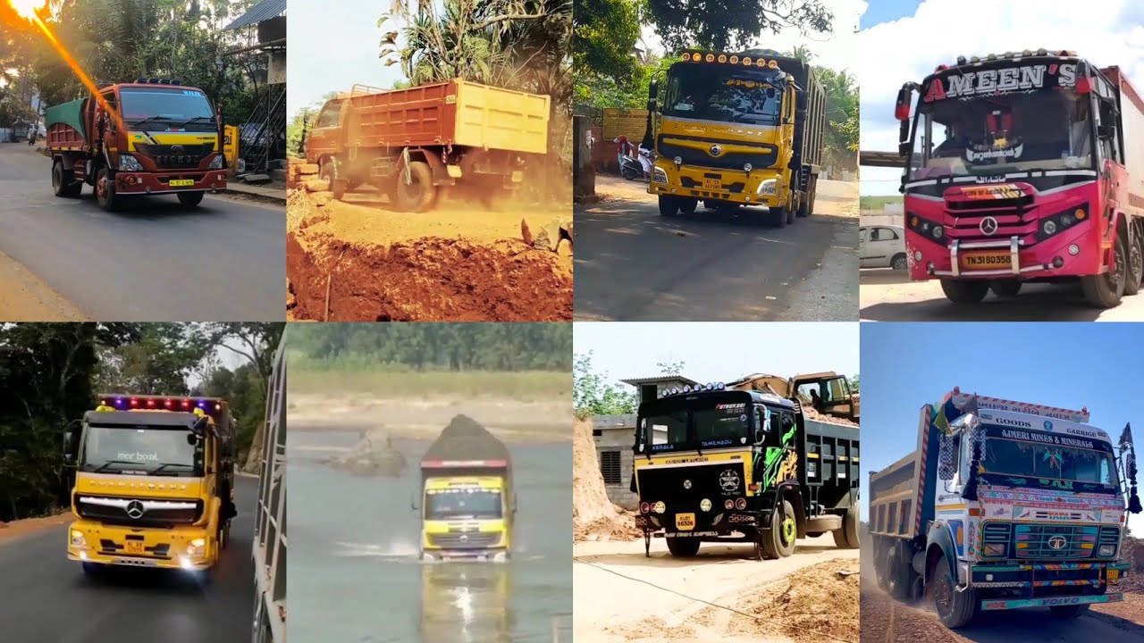 Bharat Benz Tipper Lorry Extreme Offroad Driving | Part 139 | lorry Truck