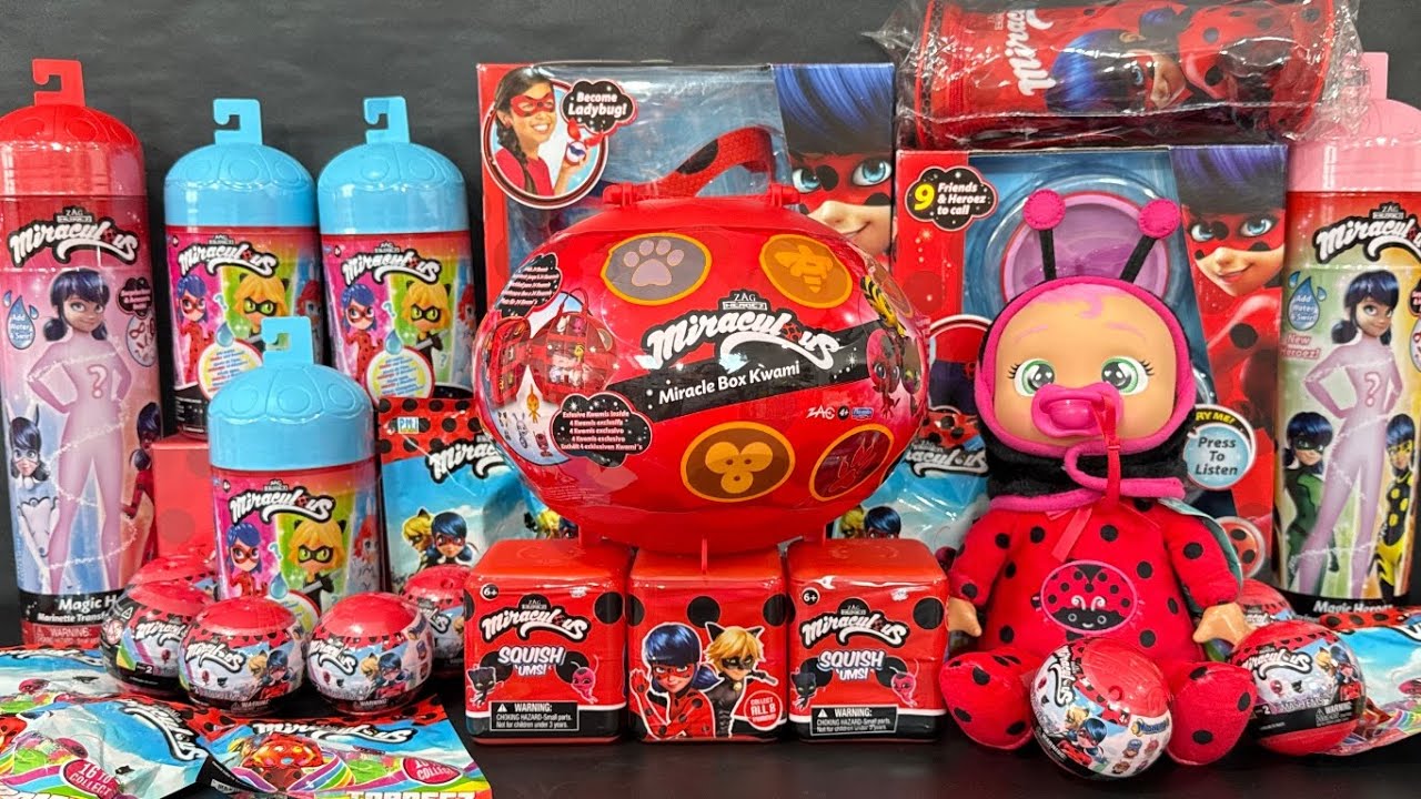 ASMR 40+ Minutes Miraculous Ladybug Toys Mystery Blind Box Oddly Satisfying Unboxing | No Talking