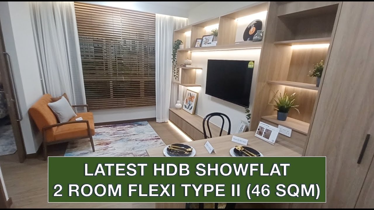LATEST!!! (2025) - 2 room Flexi Type II (46 sqm) HDB Showflat