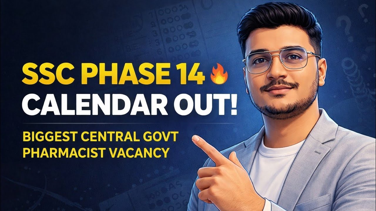 SSC Selection Post Phase 14 Pharmacist Vacancy? | Official Calendar Analysis