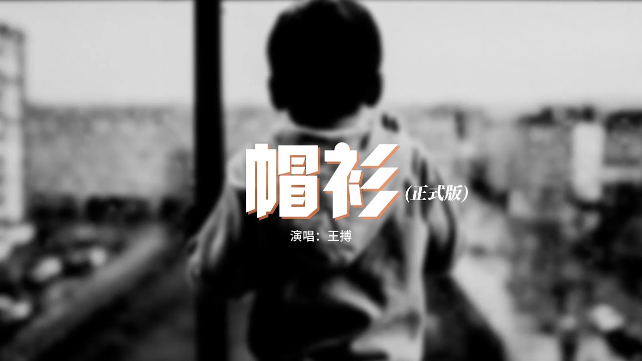 王搏 - 帽衫 (正式版)『你好 我有一個帽衫，我要在網上問問，穿上之後顯得很忠誠，像個大耳朵矮人。』【動態歌詞MV】