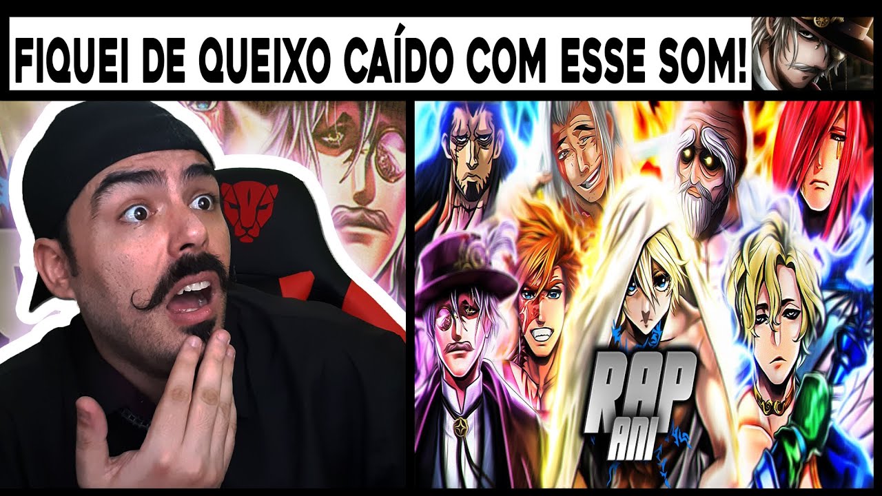 REACT - ANIRAP / ♪ RAGNAROK | Deuses VS Humanos | ESPECIAL 300K PT 1 | URT (@Prod Hunter )