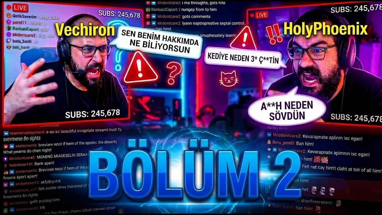 HolyPhoenix - TANSİYON ARTTI: Vechiron ve Holy Arasındaki KÜFÜRLÜ TARTIŞMA(Sansürsüz) Tepki! BÖLÜM 2
