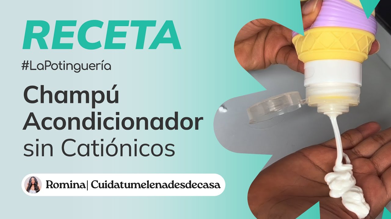 Cómo hacer Champú-Acondicionador 🪮Sin catiónicos💆🏽‍♀️Suavidad y Nutrición🥣 Jabonarium #LaPotinguería
