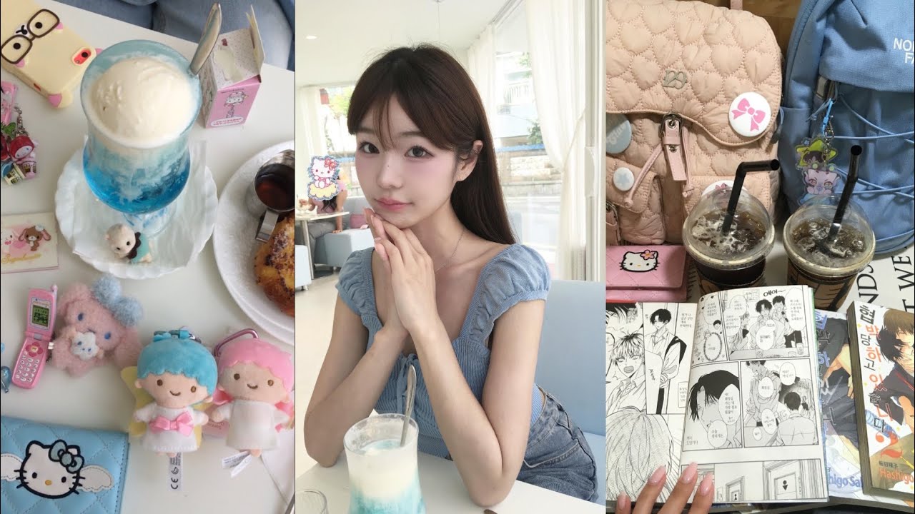 ꒰ঌ 어느 오타쿠의 일상 브이로그 ໒꒱ ✩°｡산리오 택배깡 만화카페 BL 망원카페 