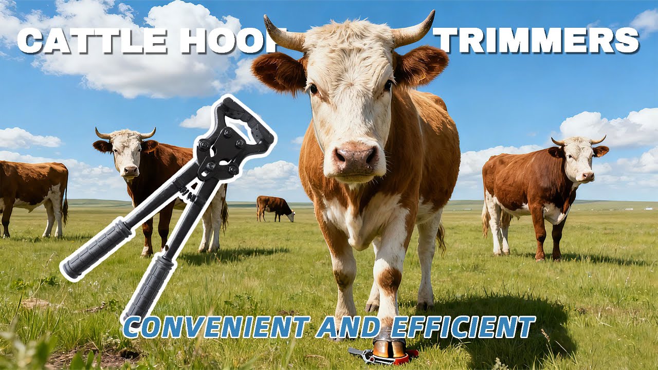 Trimming cow hooves becomes easy and simple