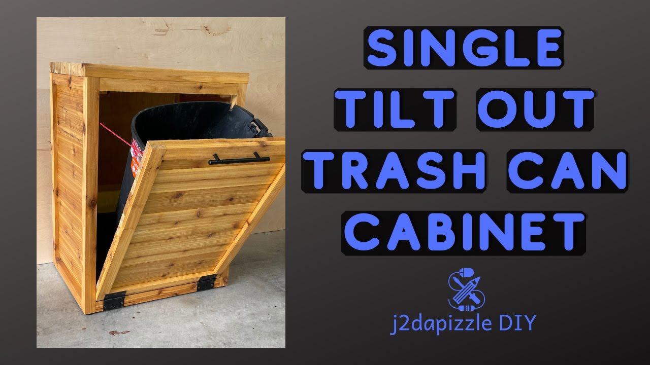 DIY Tilt-Out Trash Can Cabinet: How to Build a Stylish & Functional Solution | Step-by-Step Tutorial