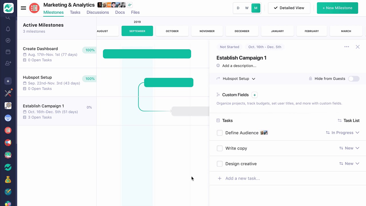 Nifty Tutorial: Piloting your Project with Milestones