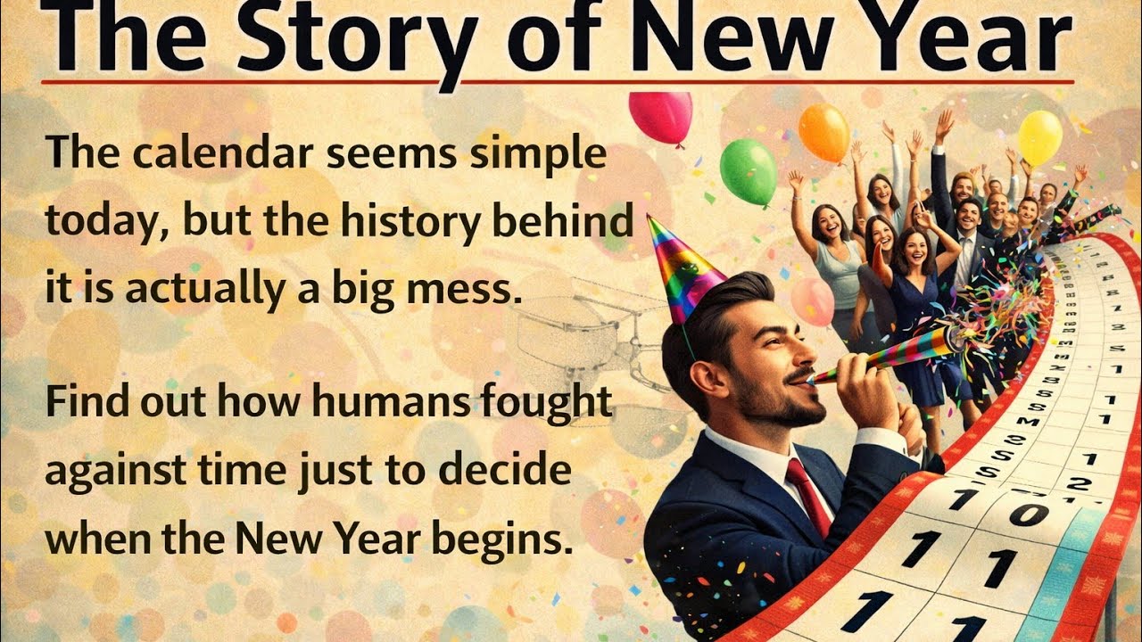 The Story of New Year || 🎈Learn English Through Story Level 2 || Graded Reader ✅
