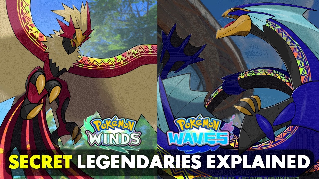 NEW SECRET LEGENDARIES in Pok&eacute;mon Winds & Waves EXPLAINED