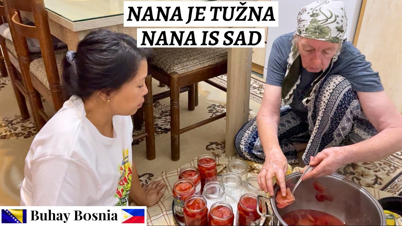Nana nije zadovoljna svojom salatom | Nana is not happy with her salad