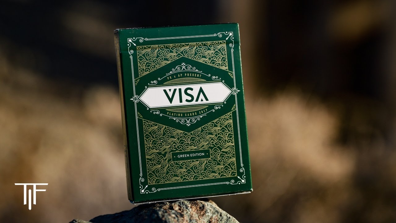 My First Deck Review of 2019! - Green Visa Playing Cards