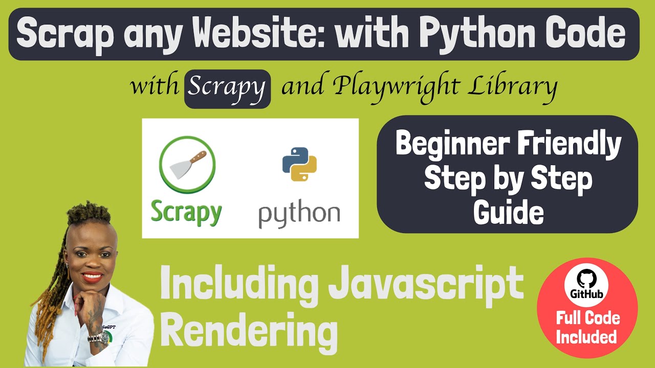 Scrap Any Website with Python - Javascript Rendering GenAI Foundations