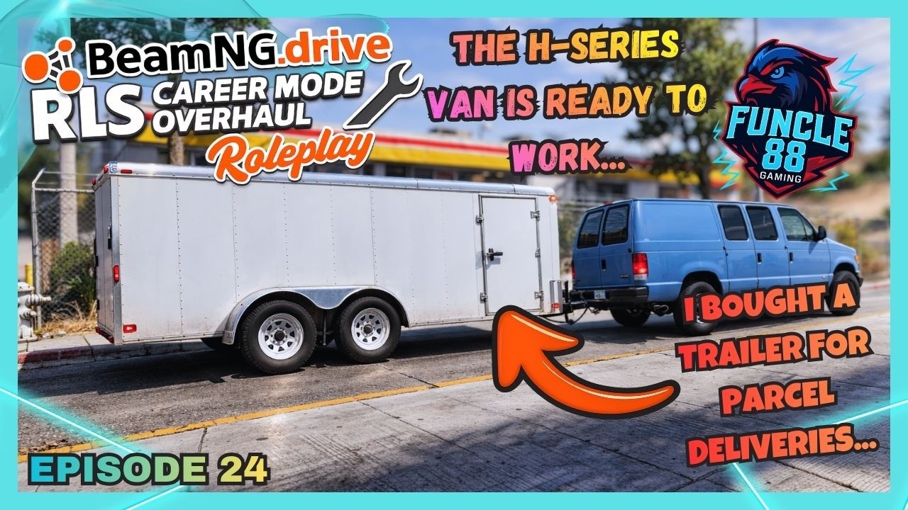 Карьерная ролевая игра BeamNG.drive | Доставка посылок | Эпизод 24