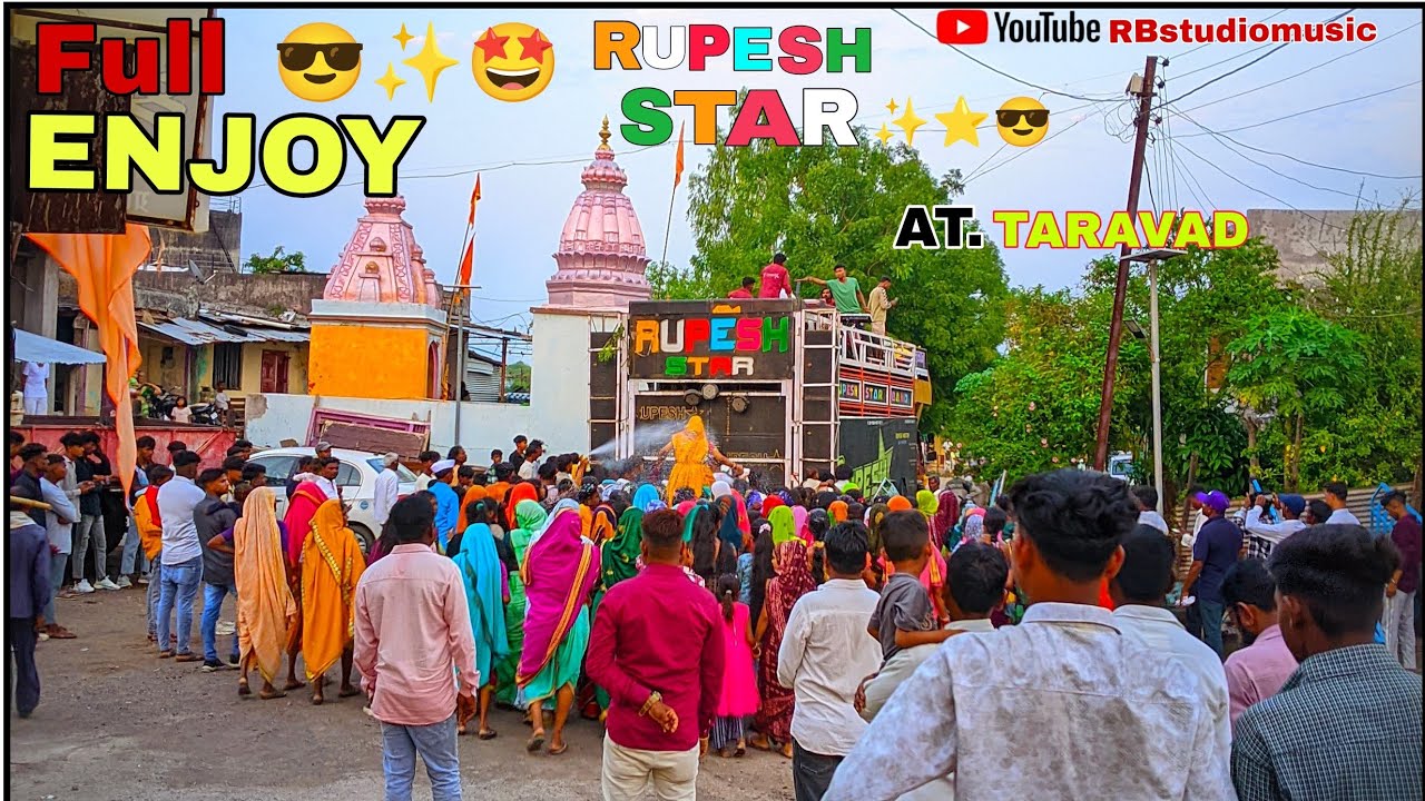RUPESH STAR BAND AT. TARAVAD..FULL PUBLIC ENJOY #dj #adivasi ##viral #shortvideo #dance#dj 