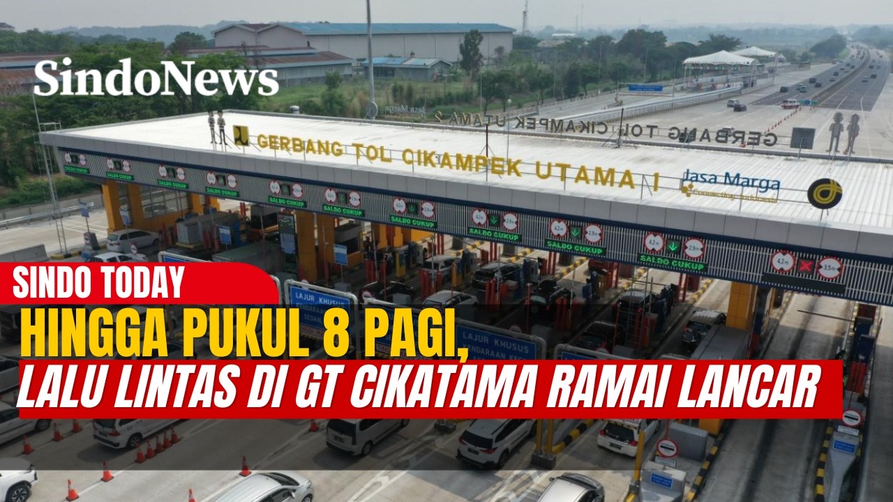 Kondisi Terkini Pantauan Arus Mudik di GT Cikatama | Sindo Today | 16/03