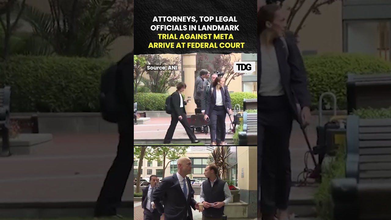 Attorneys and Top Legal Officials Arrive for Landmark Meta Child Safety Trial
