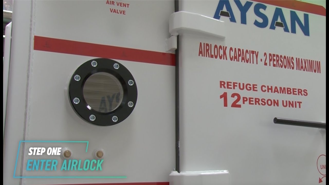AYSAN - Underground Mine Refuge Chamber Operating Guide | Airlock Model