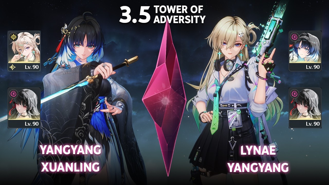 S0 Yangyang Xuanling Showcase! Yangyang SP & Lynae Showcase | ToA | Wuthering Waves 3.5