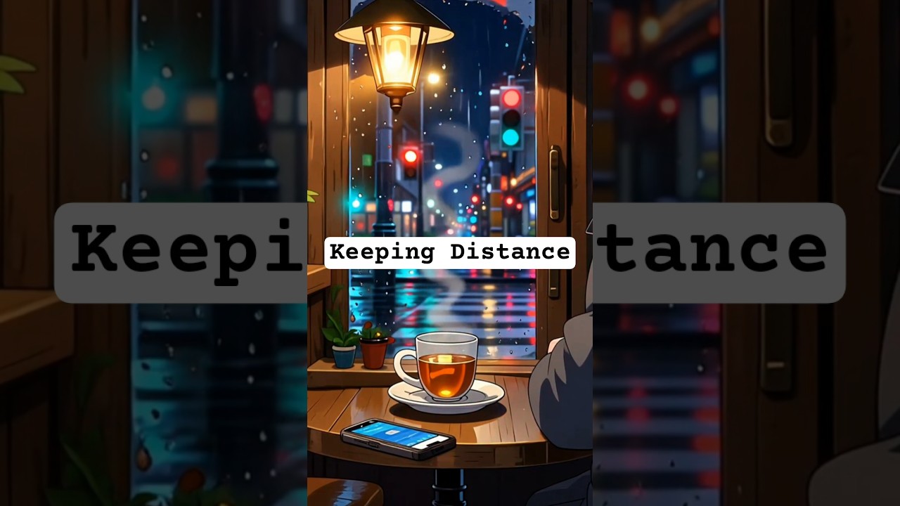 Keeping Distance 🫧 &mdash;caring about someone deeply while quietly choosing mental safety over closeness.