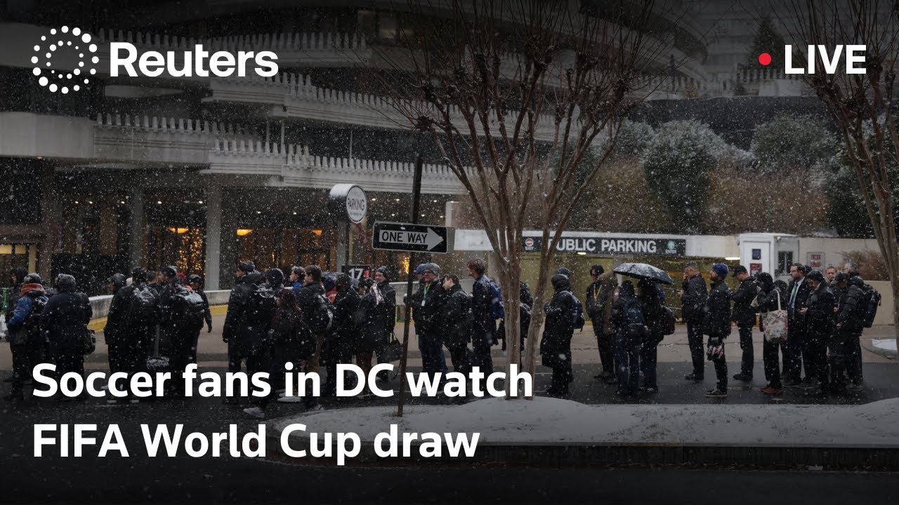 LIVE: Soccer fans in DC watch FIFA World Cup draw