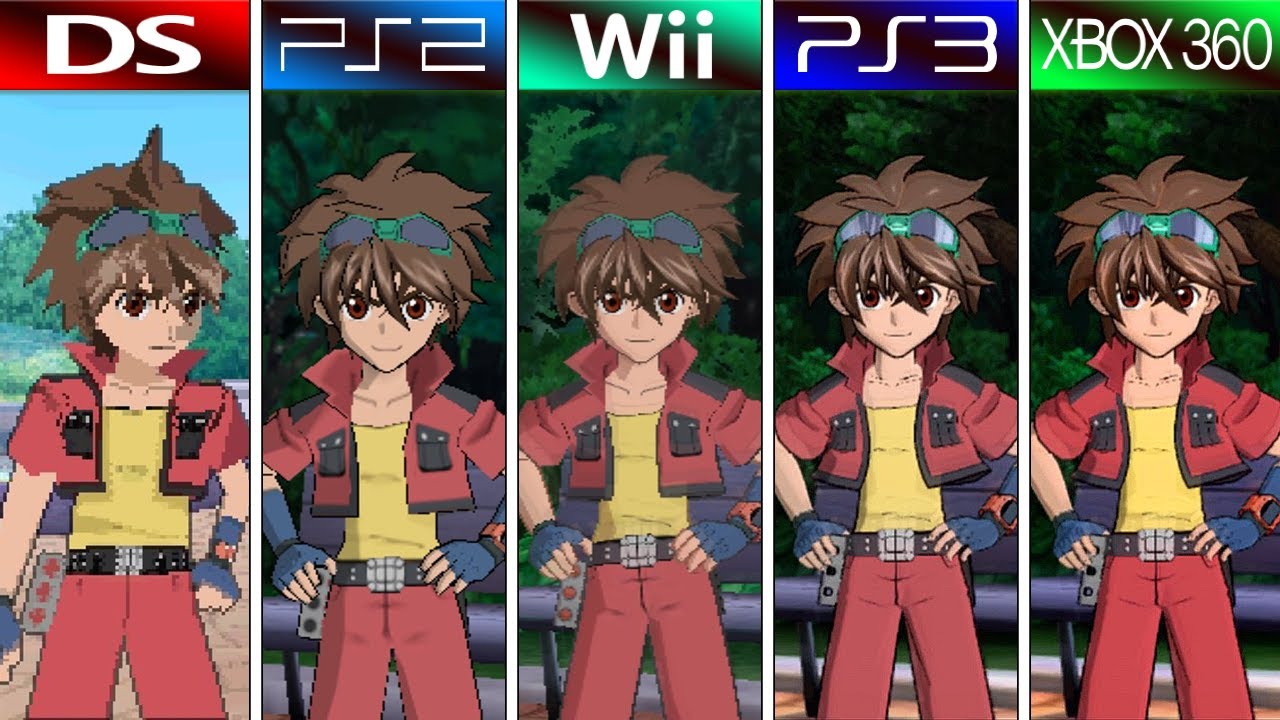 Bakugan Battle Brawlers (2009) DS vs PS2 vs Wii vs PS3 vs XBOX 360