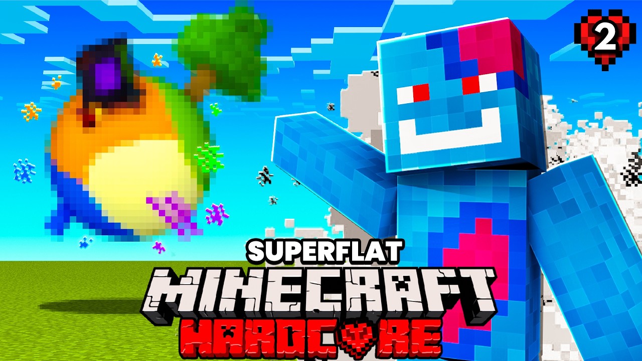 NAJBARDZIEJ OKRĄGŁA BAZA NA NAJBARDZIEJ PŁASKIM ŚWIECIE W MINECRAFT HARDCORE!