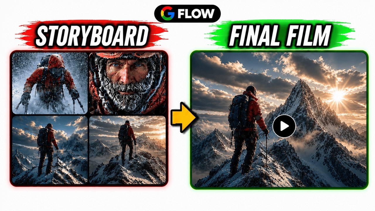Google Flow Storyboard: Turn One Idea Into a Film in Minutes