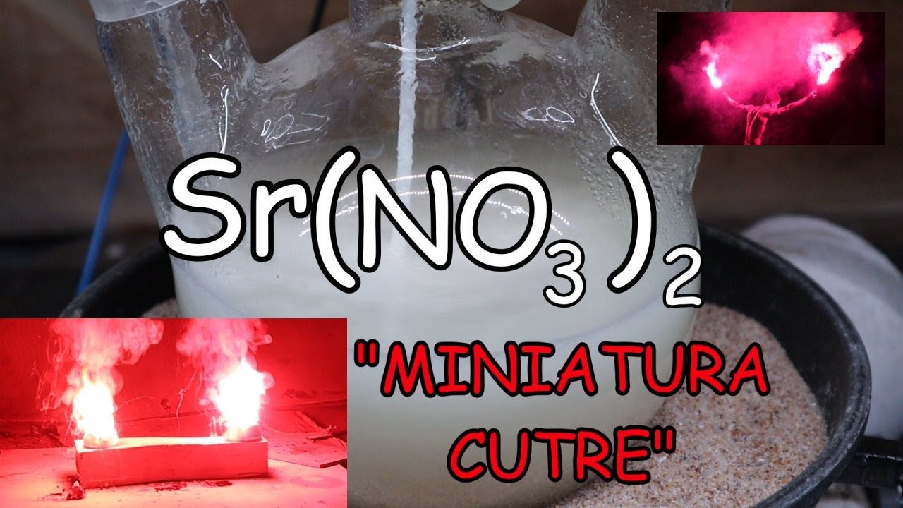 Cómo hacer NITRATO DE ESTRONCIO