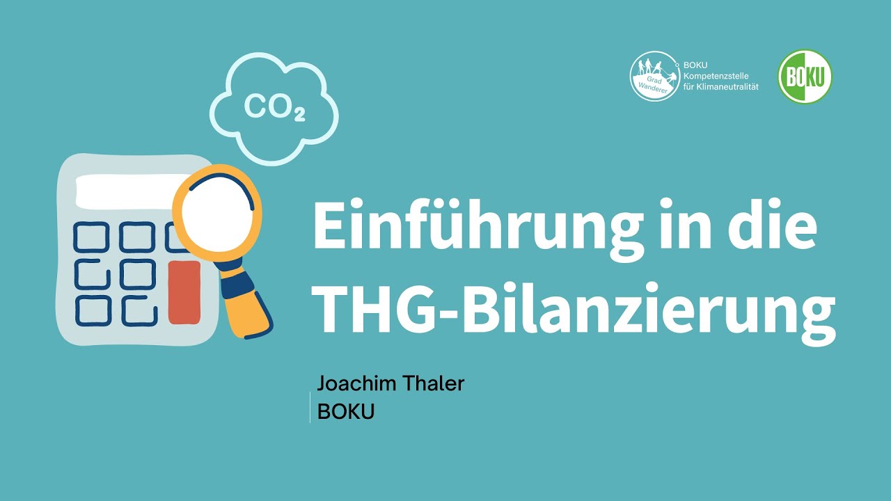 Einf&uuml;hrung in die THG Bilanzierung