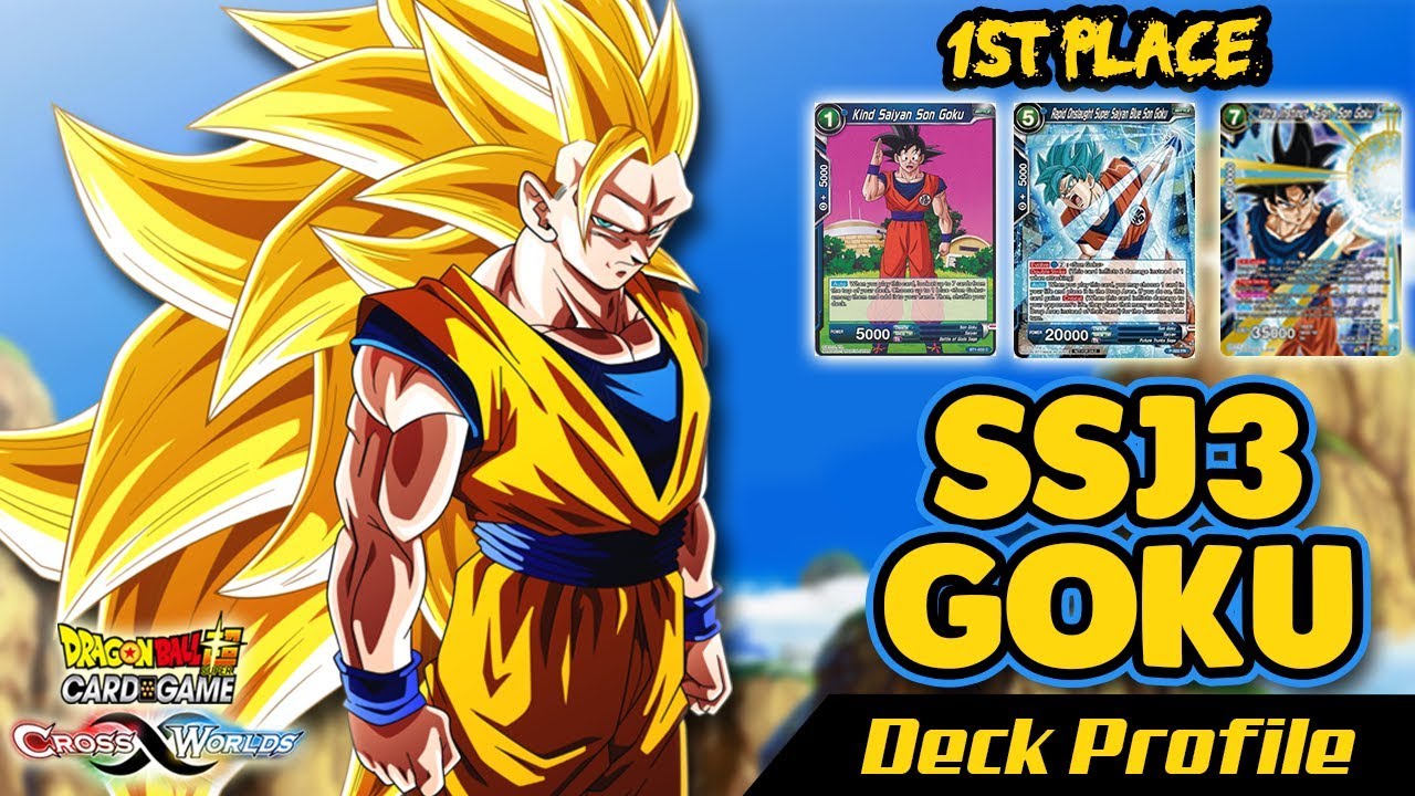 (DBS) DRAGON BALL SUPER - 1ST PLACE SSJ3 GOKU LEAD SHOP CHAMPION DECK PROFILE!!