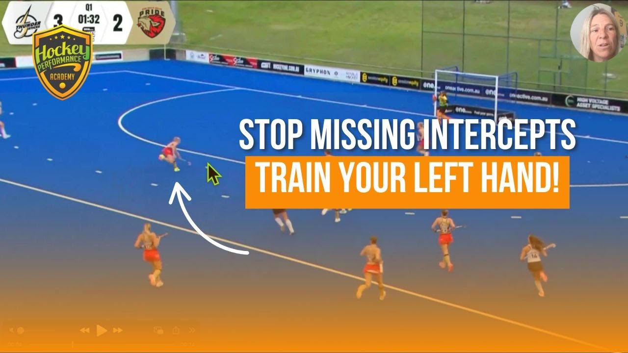 Stop Missing Intercepts. Train Your Left Hand! | Field Hockey