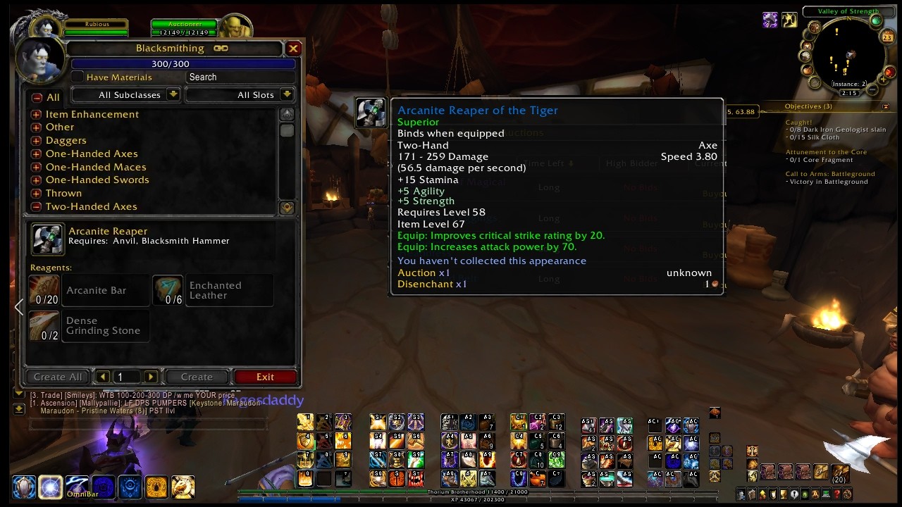 Superior Arcanite Reaper---Ascension Bronzebeard