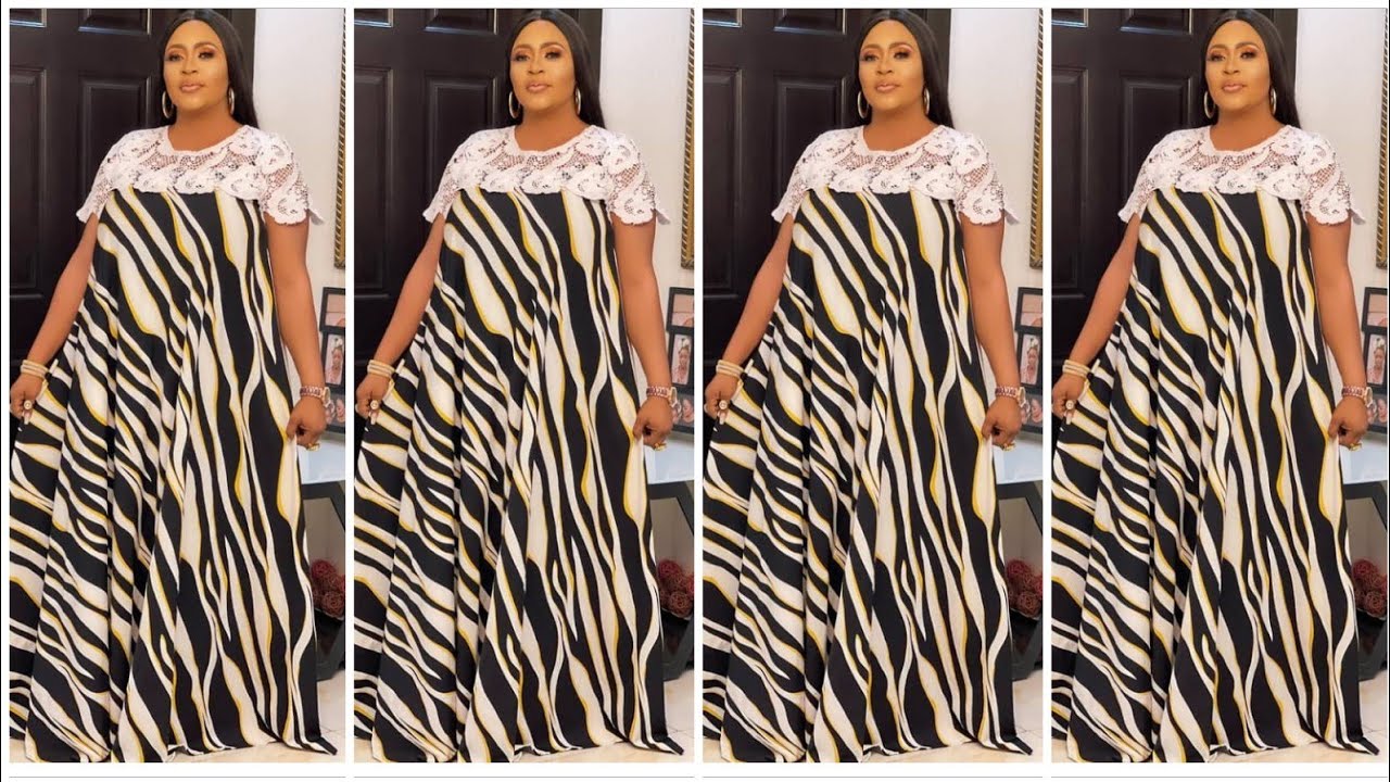 Trendy Bubu Kaftan with Yoke || Cutting and Sewing
