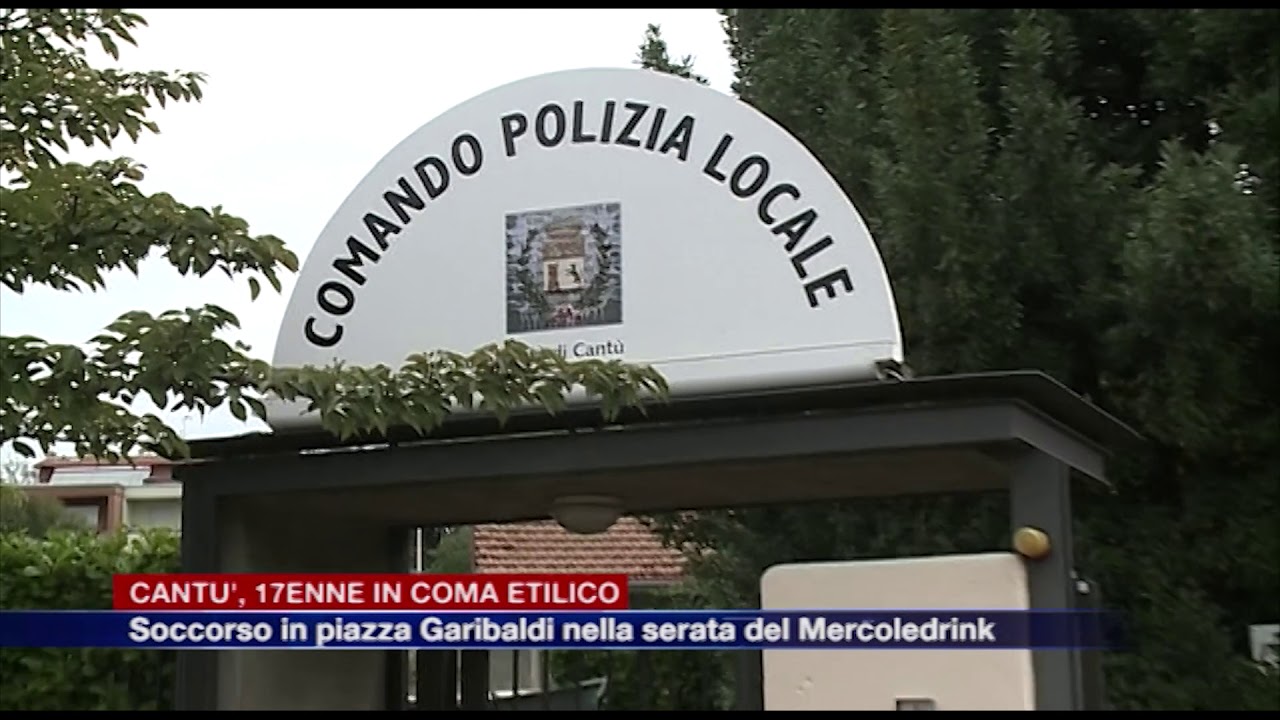 Etg - Cant&ugrave;, 17enne in coma etilico soccorso in piazza Garibaldi nella serata del Mercoledrink