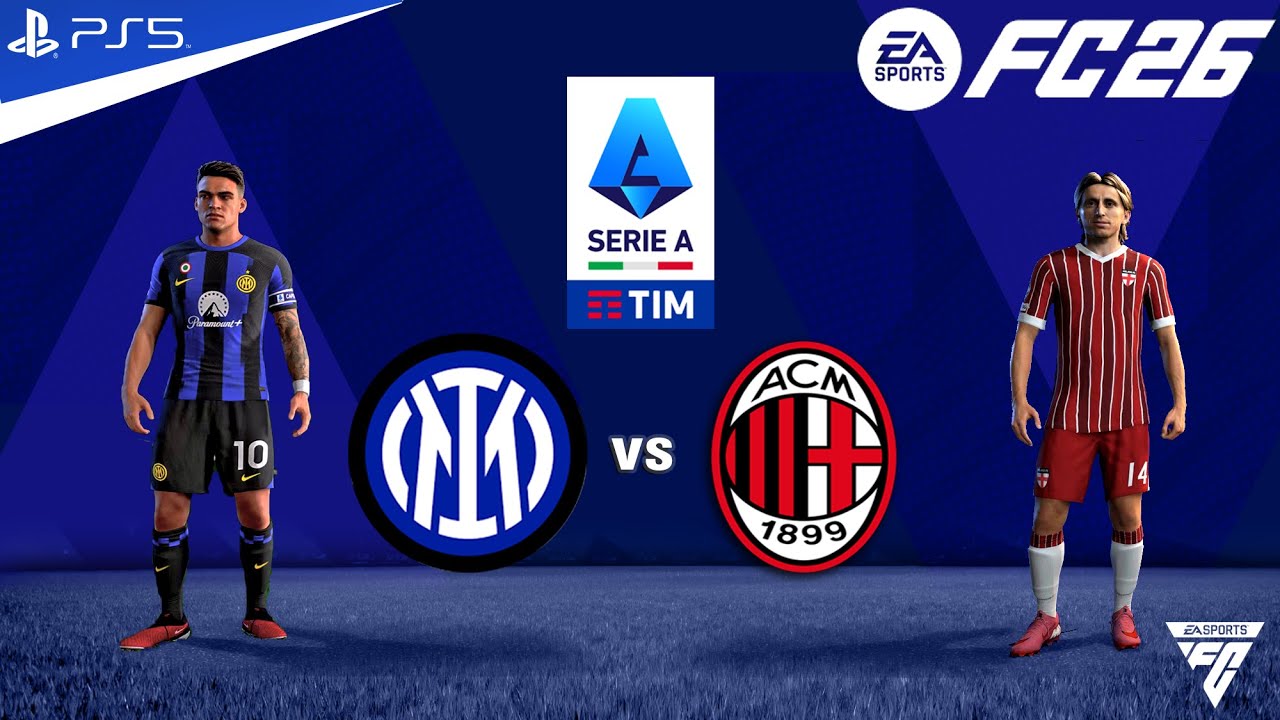 FC 26 - Inter Milan vs AC Milan - Serie A Match - Authentic Gameplay | PS5&trade; 4K HDR