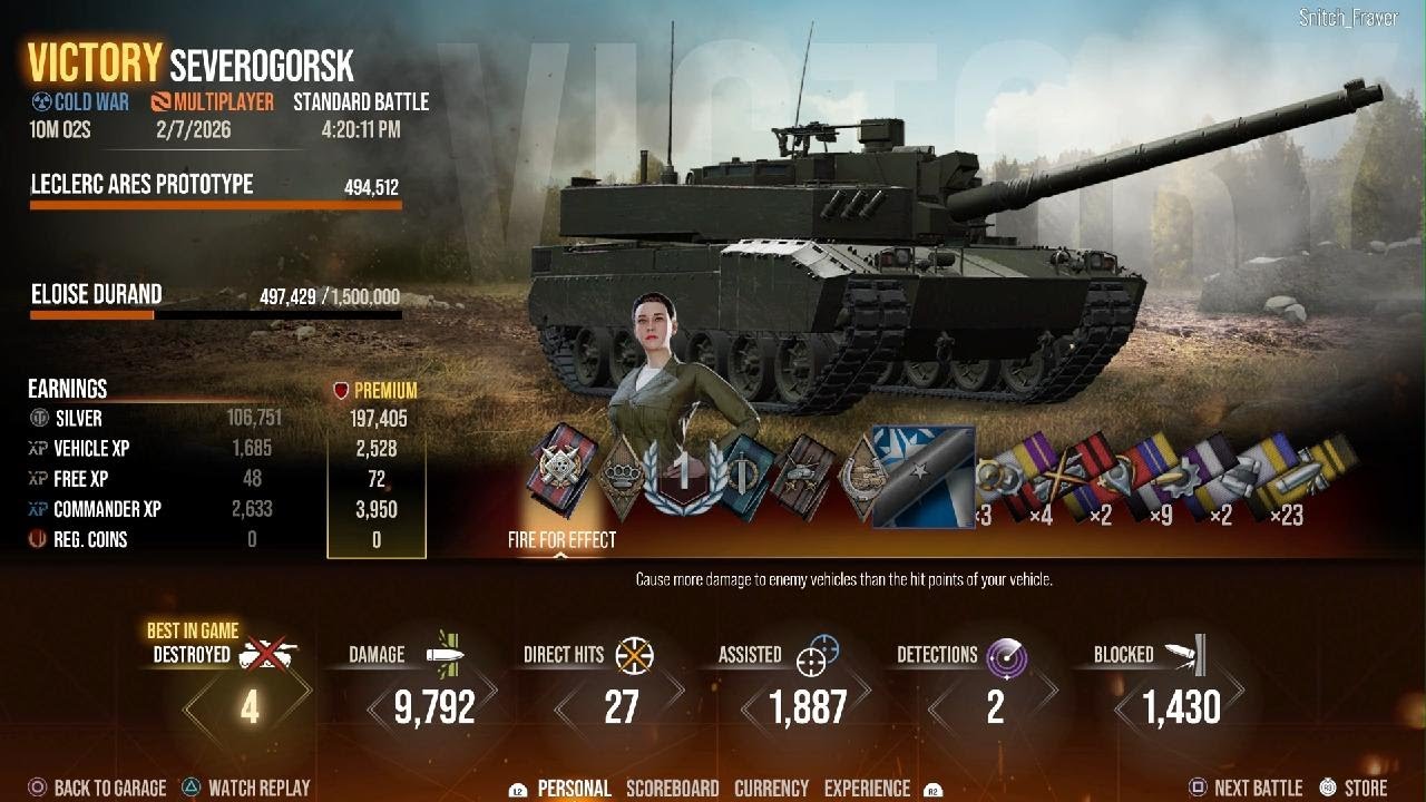 World of Tanks - Leclerc Ares (P) - MVP