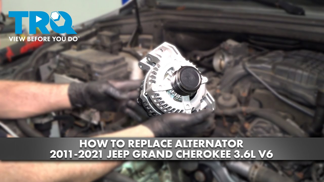 How to Replace Alternator 2011-2021 Jeep Grand Cherokee 3.6L V6