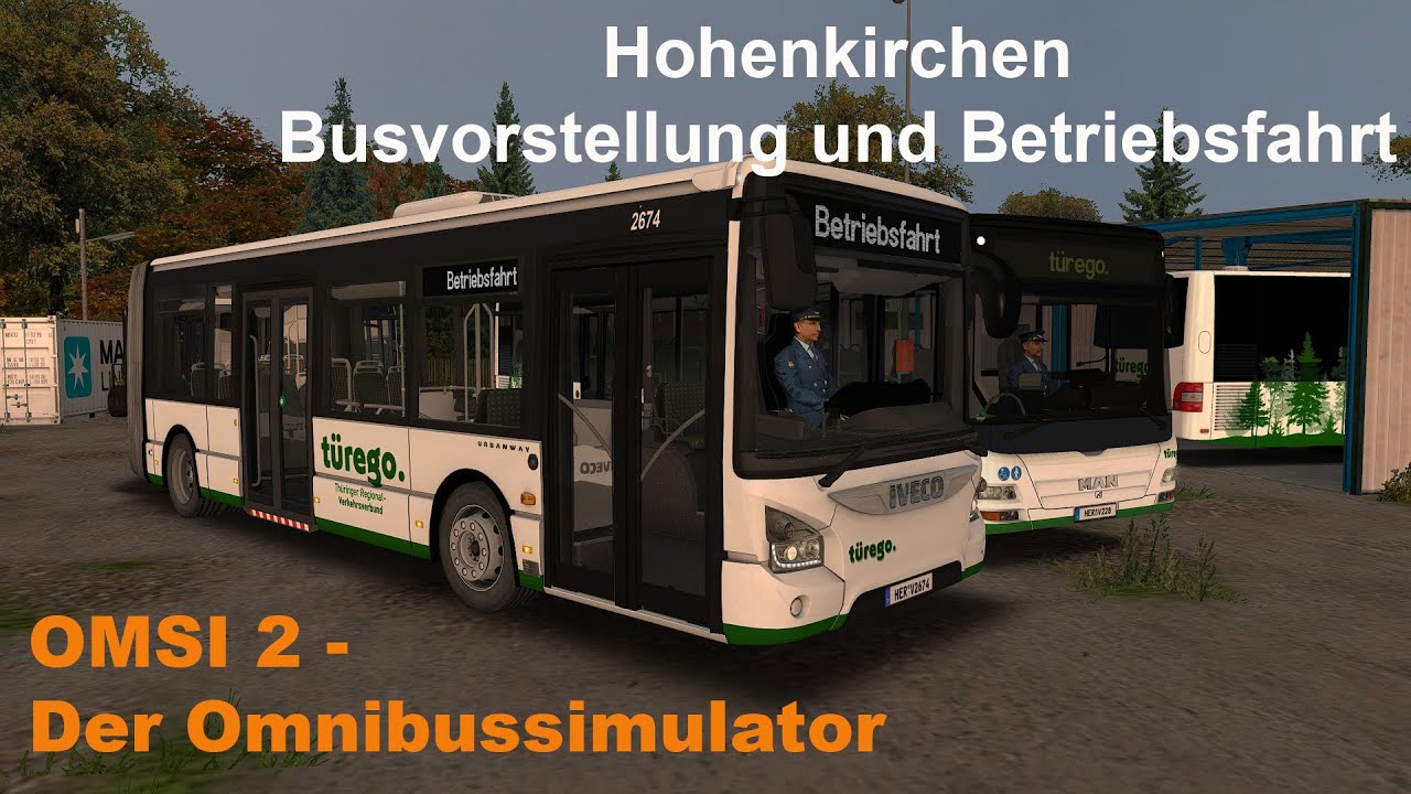 Omsi 2 Hohenkirchen Busvorstellung und Betriebsfahrt Iveco Urbanway 18m MAN Lions City A20